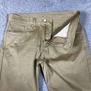 Levis Jeans 502 Mens 31x30 Regular Taper Khaki Chinos Casual Formal Straight